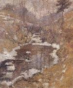 John Henry Twachtman Hemlock Pool painting